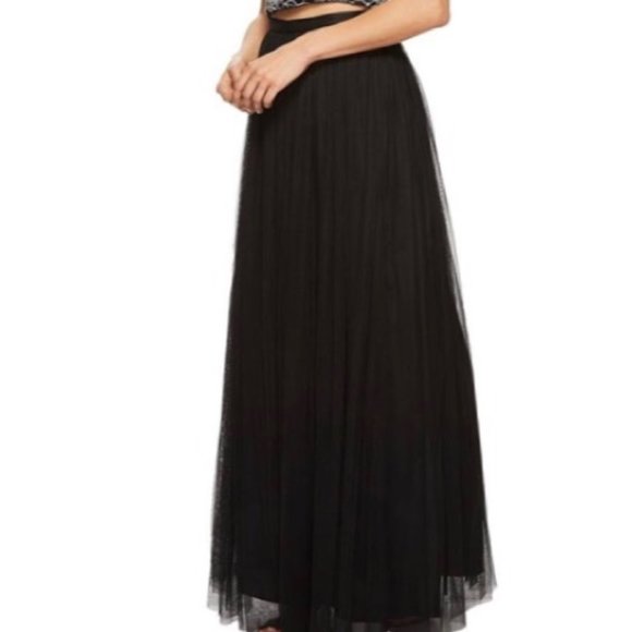 Adrianna Papell Mesh Maxi Skirt - Picture 3 of 3